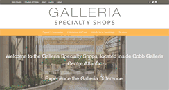 Desktop Screenshot of galleriaspecialtyshops.com